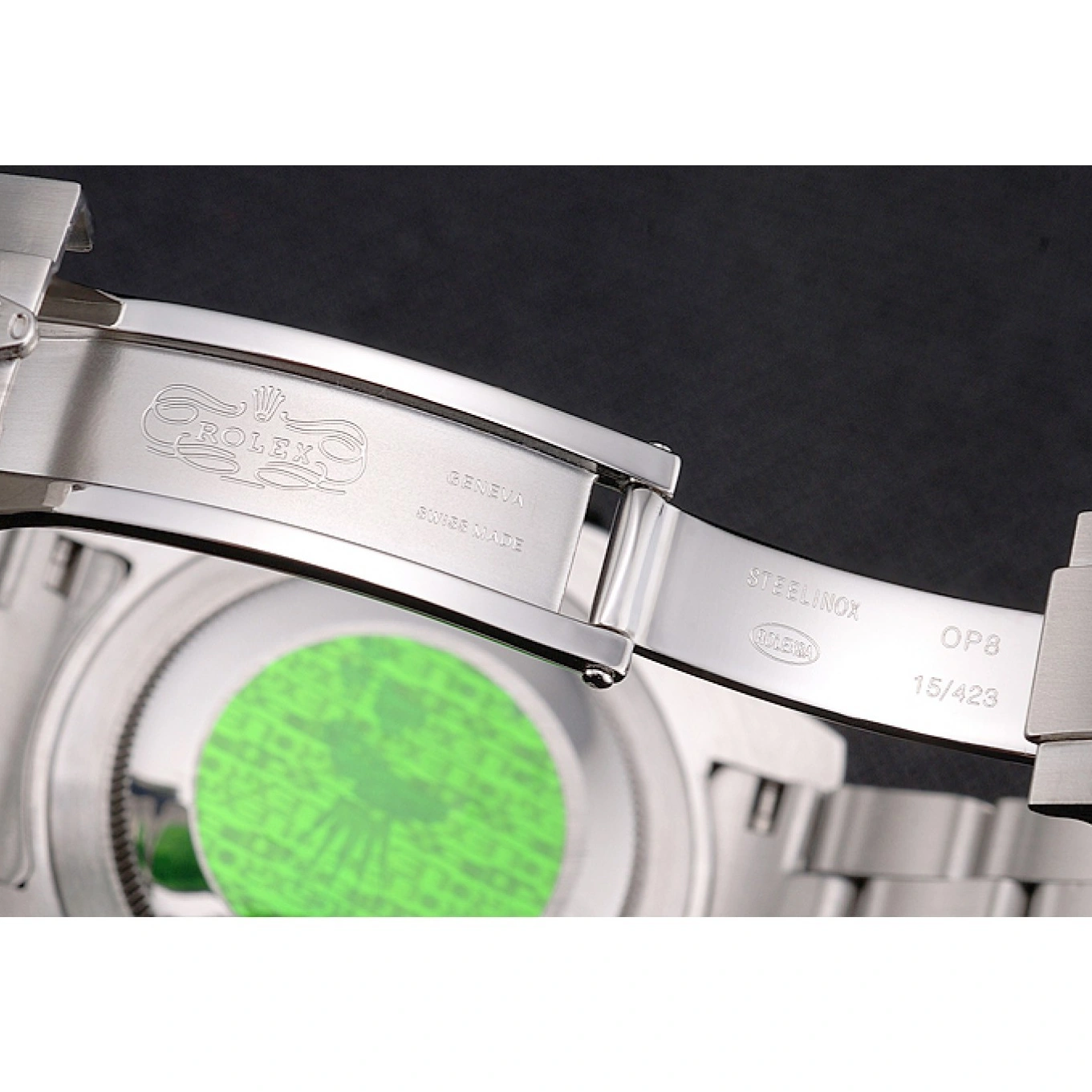 MiroTime 1027 Swiss Rolex Submariner No Date Black Dial And Bezel Stainless Steel Case And Bracelet